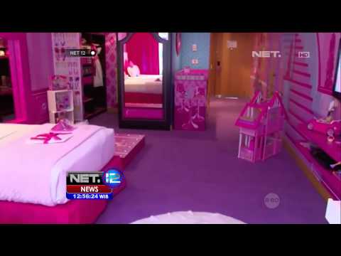 Hotel Bintang Lima dengan Kamar Bernuansa Barbie -NET12 Video RC yang dapat berjalan di tembok.