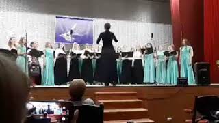 S. Pleshak Uleteli Zhuravli. Zhenskiy Chor Canzonetta. Cond. Sknar Katerina Petrivna