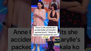 Anne Curtis Kinain Ang Baon Ni Karylle