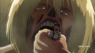 Armin Eats Bertholdt English Dub