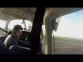 First Solo Flight, Student Pilot - Piper PA28 with ATC Comms. (GoPro HD)