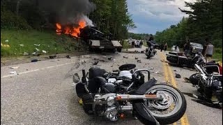 Жесткие Аварии На Мотоциклах Motorcycle Crashes 2021