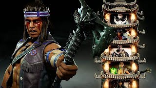 Mortal Kombat 11 - Nightwolf Klic Towers Gameplay 1080P 60ᶠᵖˢ