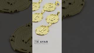 14 Ayar İtalyan Harf Altın Kolye Ucu