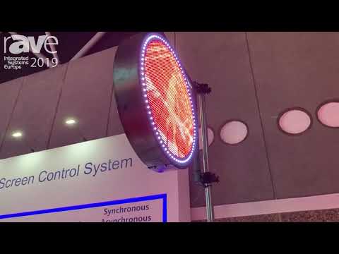 ISE 2019: NSE Shows Off Its Circular LED Sign for Retail Applications