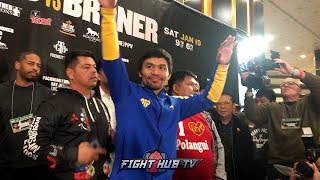 VEGAS STILL LOVES MANNY! MANNY PACQUIAO'S LAS VEGAS GRAND ARRIVAL FOR HIS BRONER FIGHT
