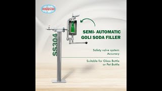 Semi Automatic Gl Bottle I Soda Machinecodd Machine