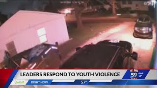 Leaders discuss recent youth violence after 4 juveniles shot in last 8 hours