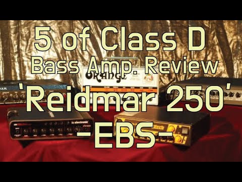 EBS Reidmar 250 - Class D Bass Amp.