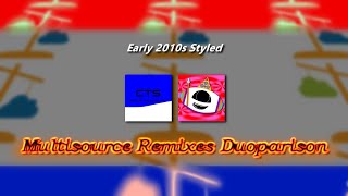 Early 2010S Styled Multisource Sparta Remixes Duoparison Wctsr
