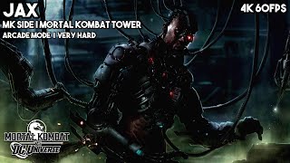 Mortal Kombat Vs Dc Universe Mk Side Arcade Mode Jax Very Hard Mortal Kombat Tower