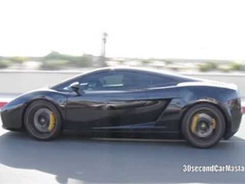 Black Lamborghini Gallardo Accelerate Blacked Out Lamborghini Gallardo