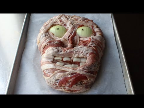 VIDEO : zombie meatloaf - scary halloween meatloaf recipe - learn how to make a zombielearn how to make a zombiemeatloaffor halloween! based on actual zombie research. visit https://foodwishes.blogspot.com/2017/ ...