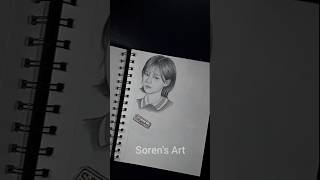 Aespa Winter Pencil Drawing Sorens Art