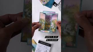 Fancy Open Bay Window Handmade Fun Fold Card