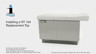 Installing a RT 104 Replacement Top Intensa