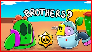 BRAWL STARS ANIMATION - SPIKE AND SPROUT ARE BROTHERS ?!
