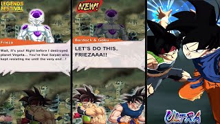 New Goku & Bardock Vs Frieza Boss Fight & Story Cutscenes Db Legends Full Story