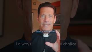 The Words Hidden Under Fr. Mikes Chalice