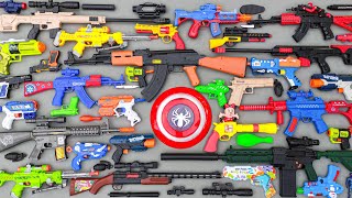Tembak Plastik Nerfgun Seperti Watergun, Soft Bullet, Sniper, Ak47, M16, Machine Gun, Nerf 208
