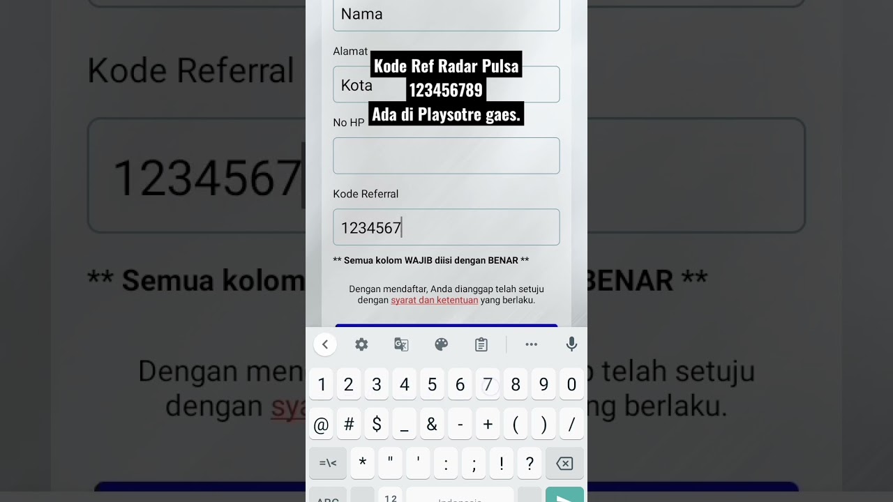 kode referal radar pulsa kode referal radar pulsa