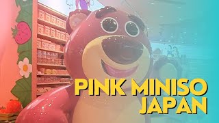 Miniso Japan Pink Diamond Hill Pink Store