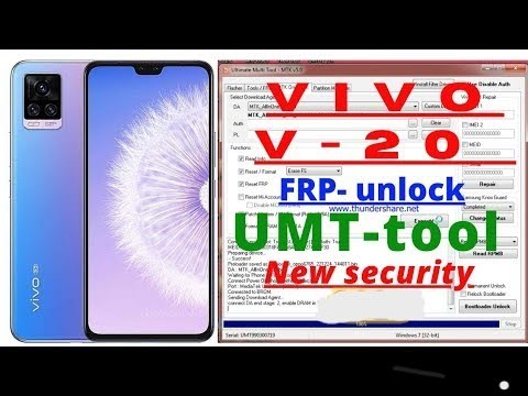 Vivo V20 PD2039F pattern pin frp unlock remove umt tool Vivo V20 PD2039F pattern pin frp unlock remove umt tool