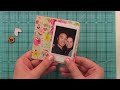 how to: chipboard mini album cover & page