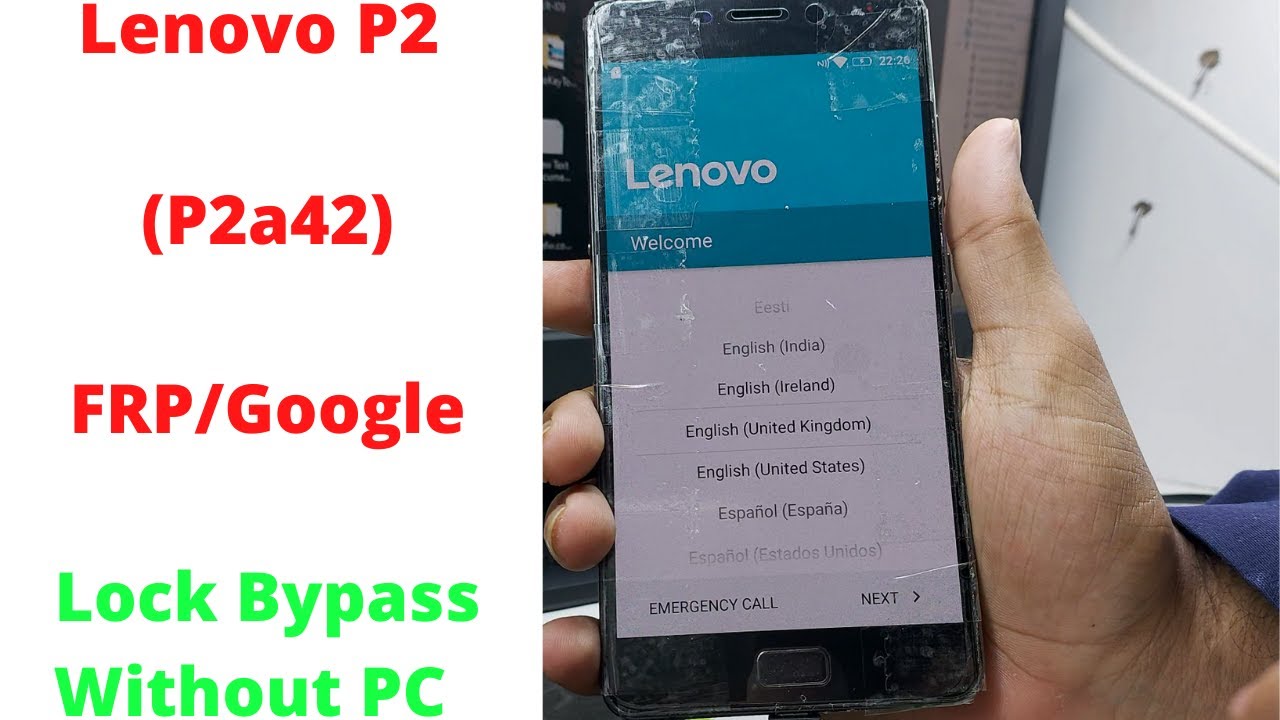 Lenovo P2 (P2a42) FRP/Google Lock Bypass Without PC Lenovo P2 (P2a42) FRP/Google Lock Bypass Without PC