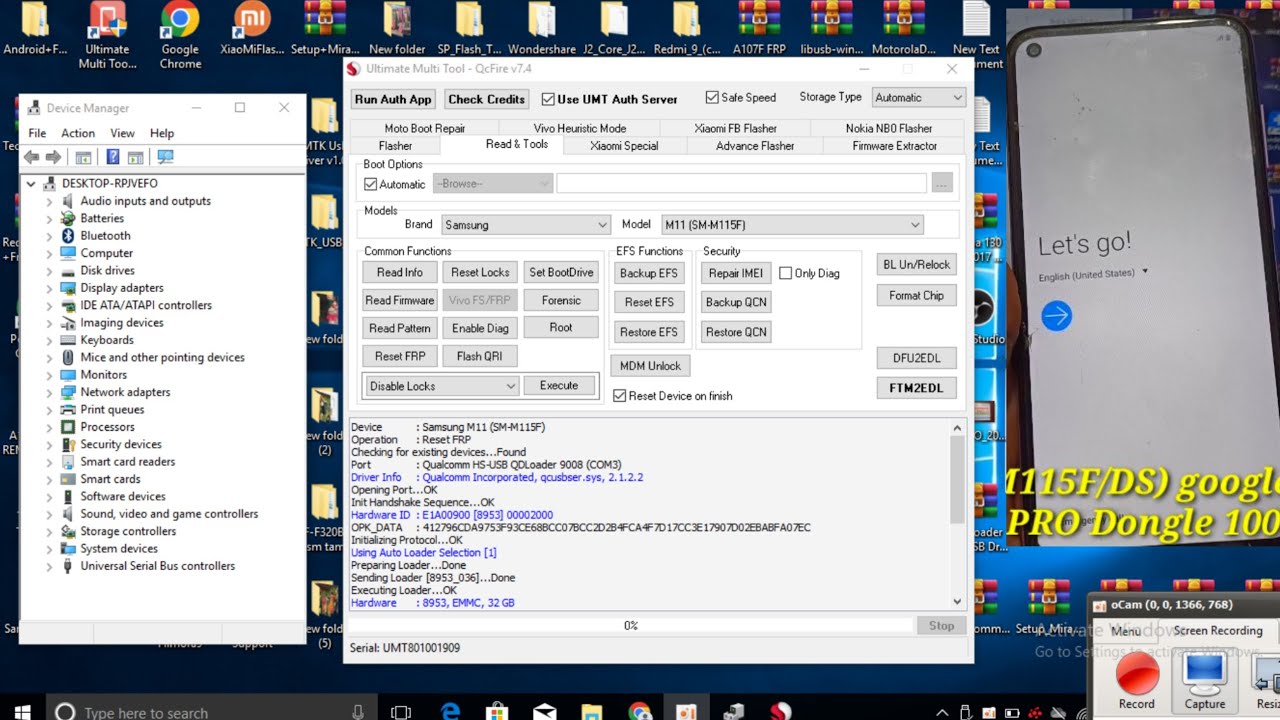 Samsung M11(SM-M115F/DS) google Account Frp Remove UMT Samsung M11(SM-M115F/DS) google Account Frp Remove UMT