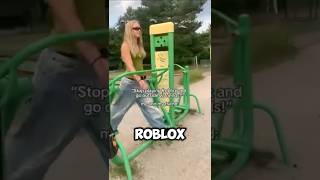 They Played Roblox Outside