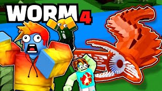 Worm 4 & 100K Special Roblox Funny Moments Build A Boat For Treasure