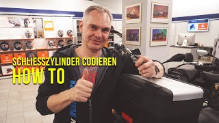How To Bmw Schließzylinder Codieren Gleichschließung Zylinder Aus Koffer Topcase Ausbauen
