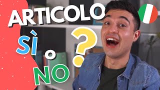 Quando Usare Larticolo In Italiano Ita Audio With Subs