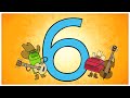 Youtube Thumbnail "The Number Six," Number Songs by StoryBots | Netflix Jr
