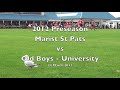 2012 Preseason - Marist St Pats vs Old Boys University