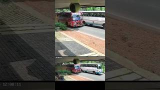 Near Miss Collison Of 3 Buses In Kerala Driving Bus