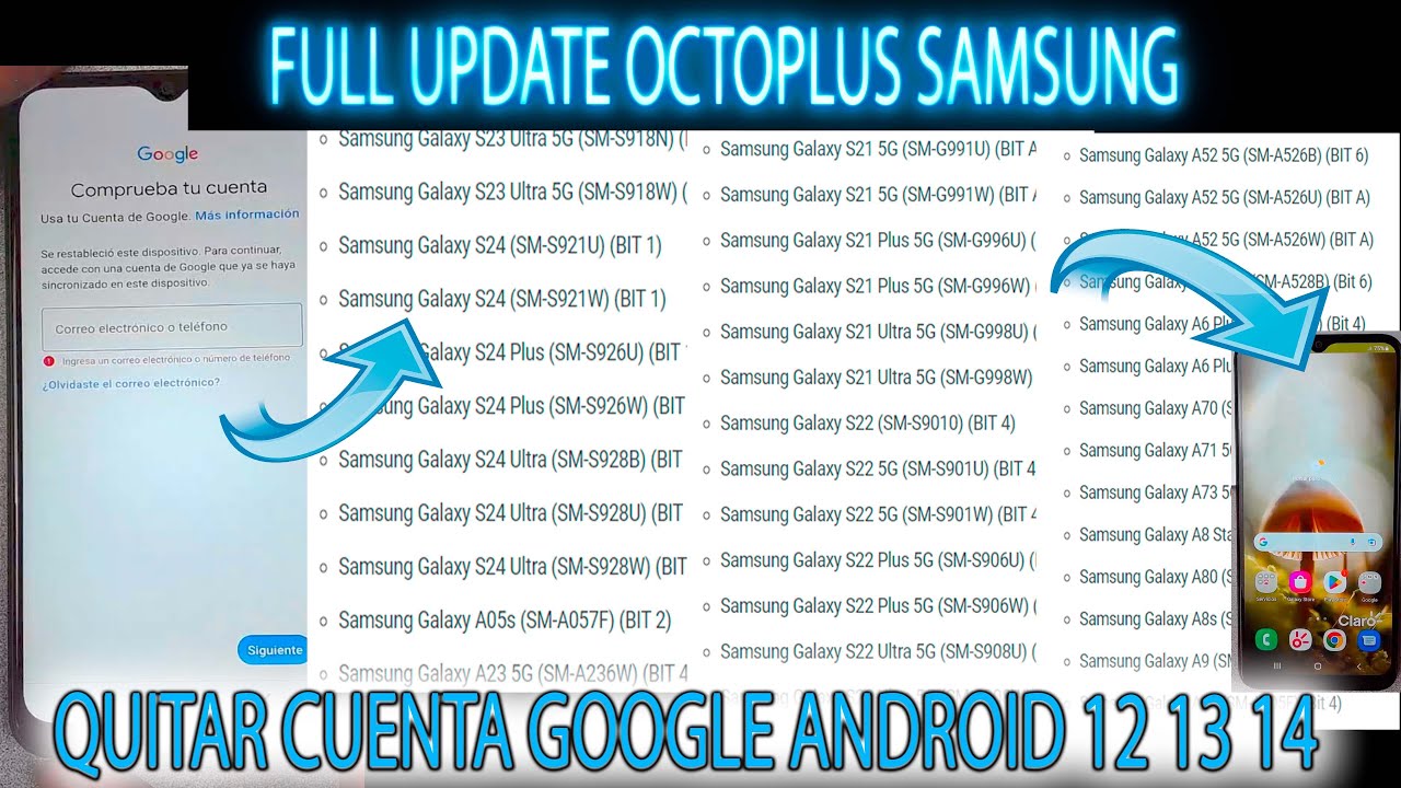 FRP REMOVE GOOGLE ACCOUNT OCTOPLUS UPDATE S24 S23 S22 S21 FRP REMOVE GOOGLE ACCOUNT OCTOPLUS UPDATE S24 S23 S22 S21