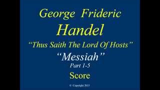 5 Handel Messiah Part 1 Thus Saith The Lord Score 5 Handel Messiah Part 1 Thus Saith The Lord Score