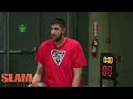 7'5 Sim Bhullar 2014 NBA Draft Workout - Tallest Player in NBA Draft 2014