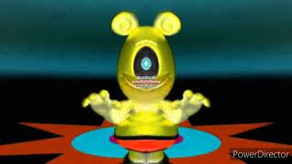 Yellow Gummy Bear Flattened In Confusion