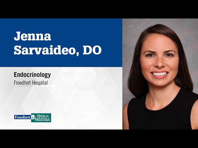 Watch Dr. Jenna Sarvaideo, endocrinologist on YouTube.