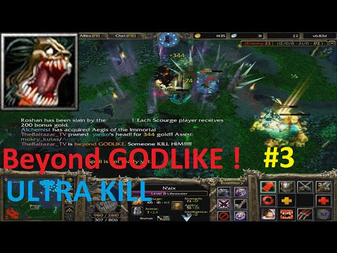 DotA 6.83d - Lifestealer, Nai'x Beyond GODLIKE ! #3 ( ULTRA KILL) | dota naix DotA 6.83d - Lifestealer, Nai'x Beyond GODLIKE ! #3 ( ULTRA KILL) | dota naix