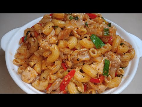 RESEP MACARONI TUMIS PEDAS ala dapoer kayla ❤️enaknya bikin nagih
