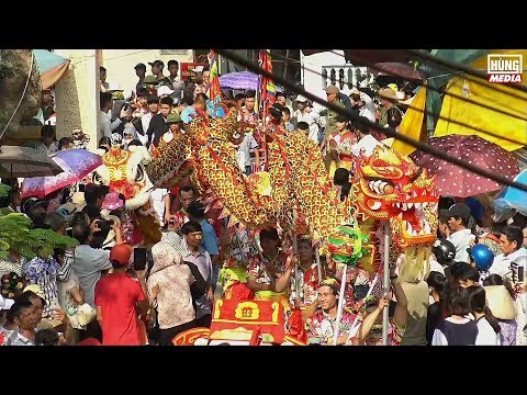Lễ Rước Kiệu Lễ Hội Chùa Keo Hành Thiện 2019 | Hùng Media