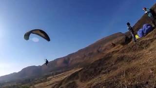 Paragliding - First solo flight