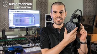 Audio-Technica ATH-R70x Headphones for Mastering / Mastering için Audio-Technica ATH-R70x kulaklık