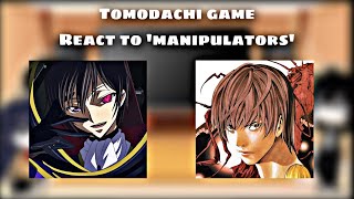 Tomodachi Game React To Manipulators Death Note & Code Ge Spoilers Part 1