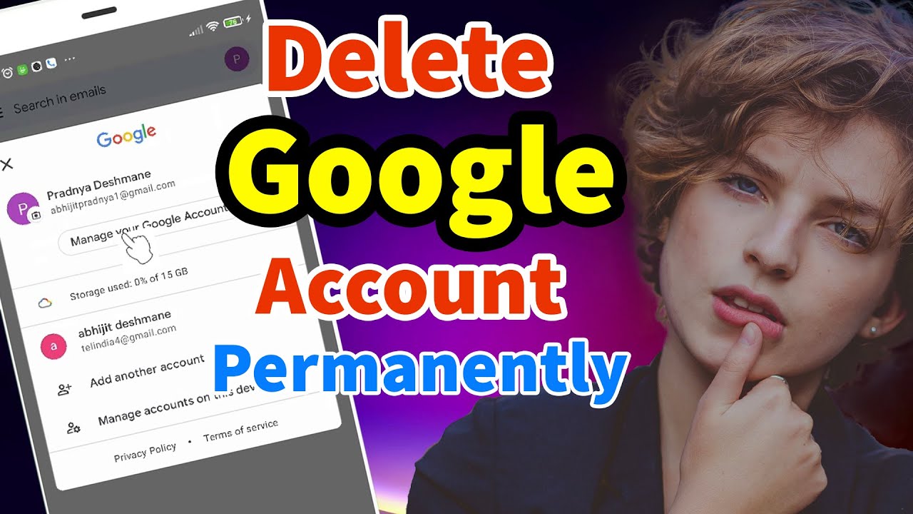 How to Delete Google Account Permanently in Android How to Delete Google Account Permanently in Android