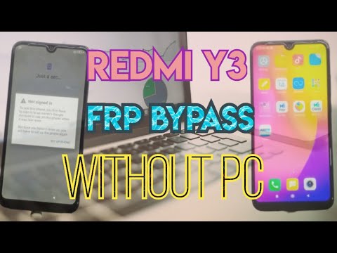 Redmi y3 frp bypass | google account lock remove wothout Redmi y3 frp bypass | google account lock remove wothout